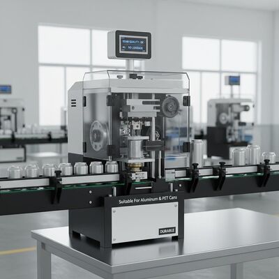 Cocok untuk Kaleng Aluminium Mesin Seamer Otomatis Seam Hitam dan putih Tidak ada kebocoran Kaleng plastik PET Kompatibel awet
