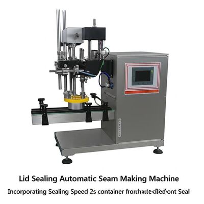 Tutup Tutup Otomatis Mesin pembuatan jahitan Mengintegrasikan kecepatan penyegelan 2s kontainer Ideal untuk penyegelan kontainer otomatis