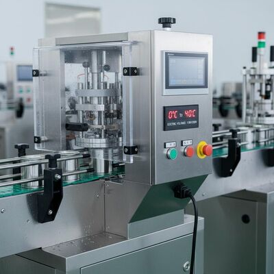 Mesin Seamer Otomatis beroperasi pada suhu 0°C hingga 40°C, tegangan listrik 110V 220V, dioptimalkan untuk operasi penyegelan yang presisi