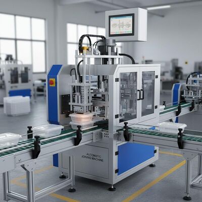 200360550mm Mesin Penyambung Otomatis dengan Kecepatan Penyegelan 2 detik Memberikan Kinerja dalam Jalur Perakitan Kontainer