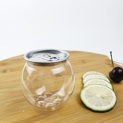 0.21L PLA Botol Air Dengan Aluminium Easy Pull Cover Juice Smoothies Tea